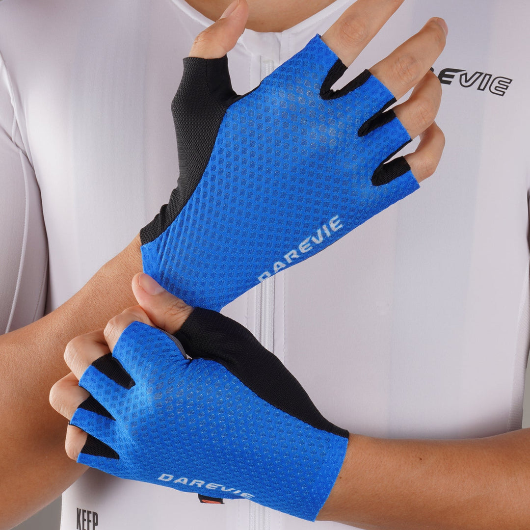 HALF CYCLING GLOVE-ITALY ELASTIC INTERFACE TEAM PALM