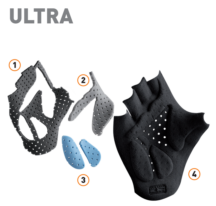 HALF AERO CYCLING GLOVE-ITALY ELASTIC INTERFACE ULTRA PALM