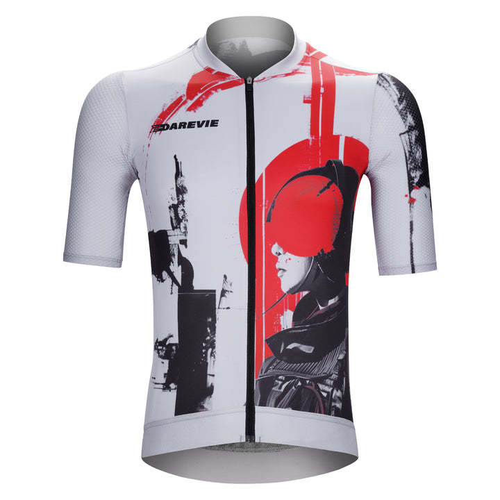 RED ILLUSION CYCLING JERSEY