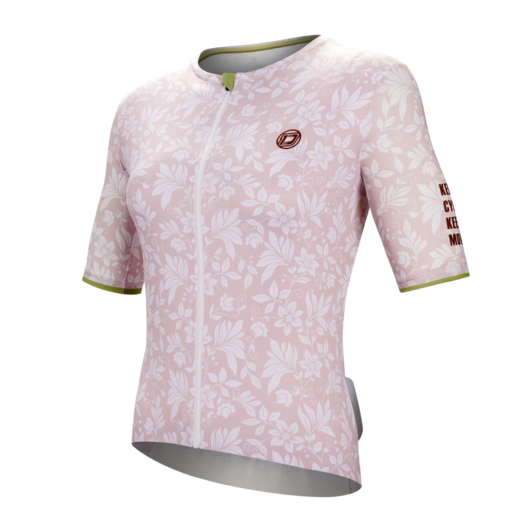 WOMEN'S FLOWER CYCLING JERSEY