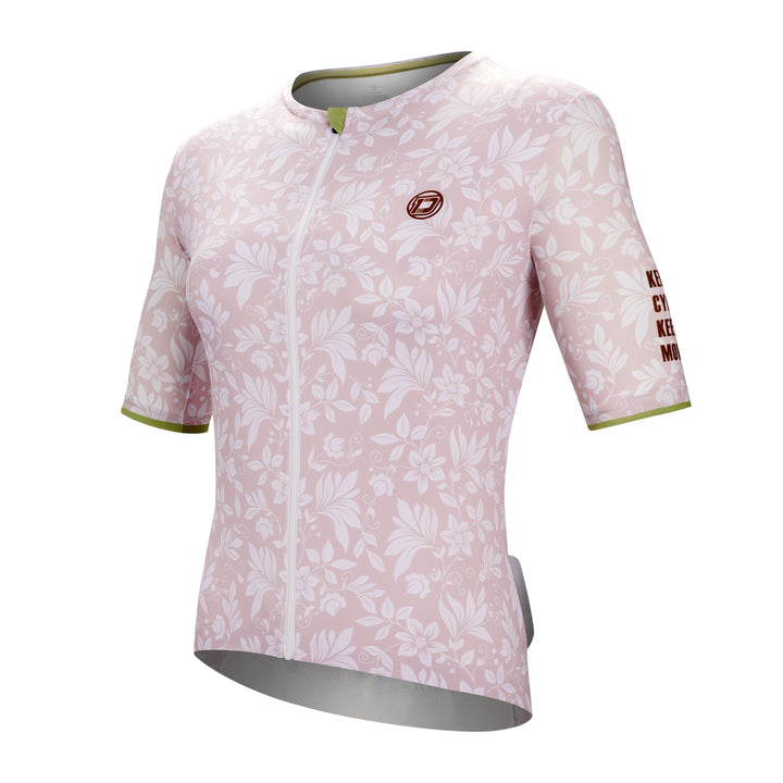 WOMEN'S FLOWER CYCLING JERSEY