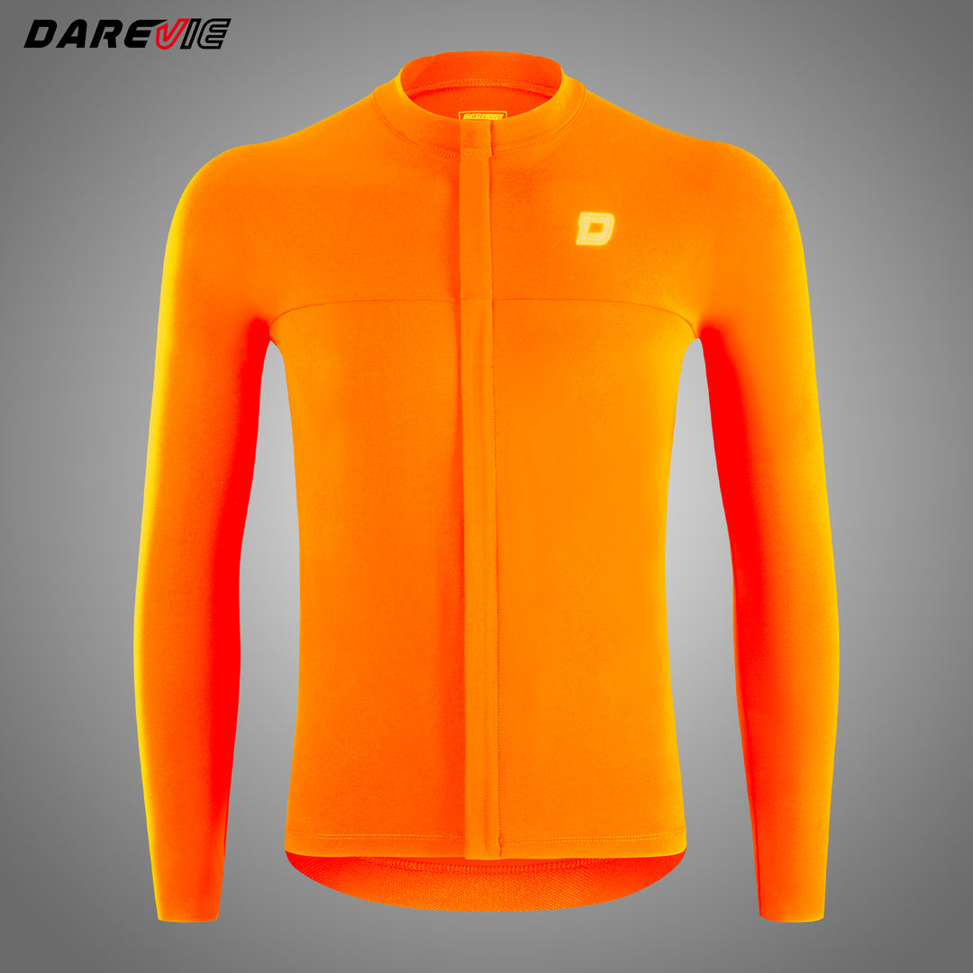 MOCHA THERMAL CYCLING JERSEY