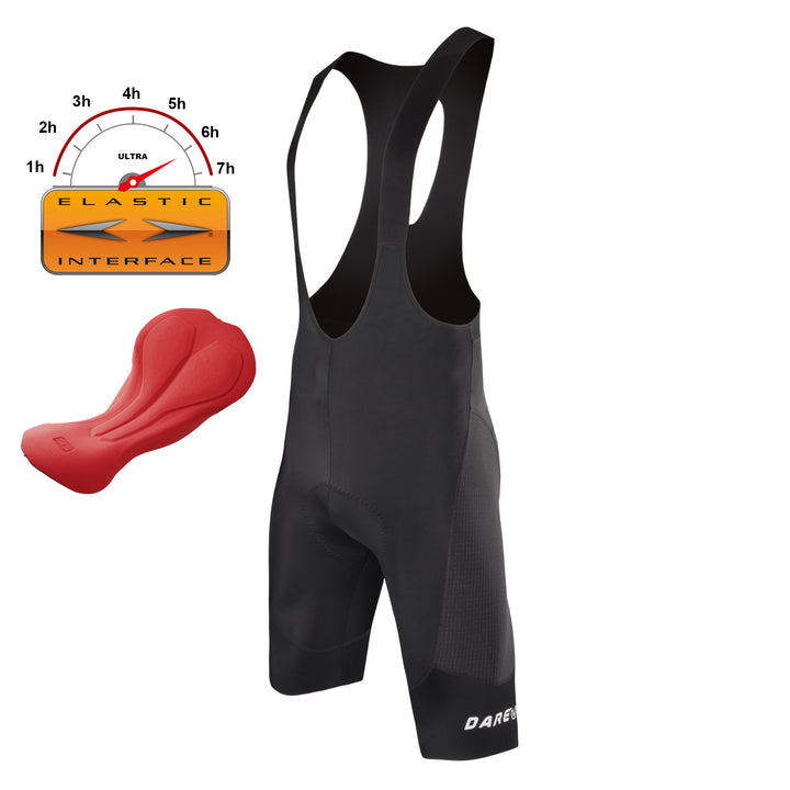 ARMOR CYCLING BIB SHORTS - ITALY ELASTIC INTERFACE PAD