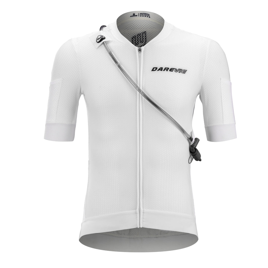 WHITE ULTRA HYDRATION CYCLING JERSEY