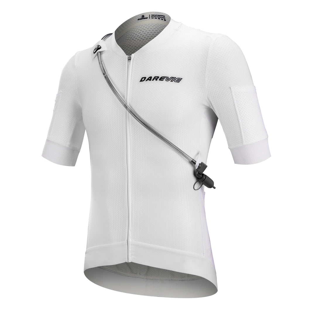 WHITE ULTRA HYDRATION CYCLING JERSEY