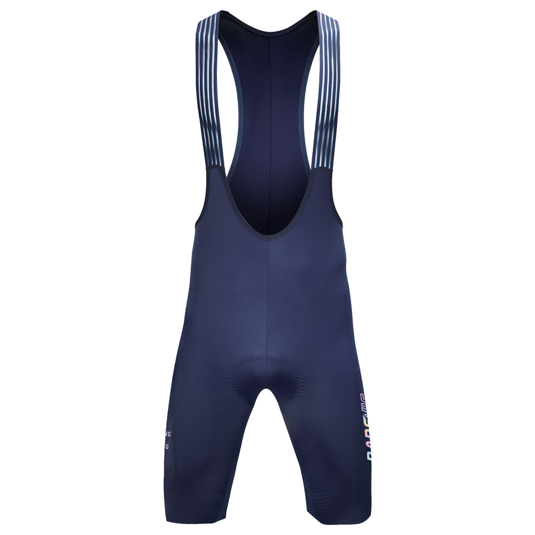 SEAMLESS CYCLING BIB SHORTS-ITALY ELASTIC INTERFACE PAIRS HP PAD
