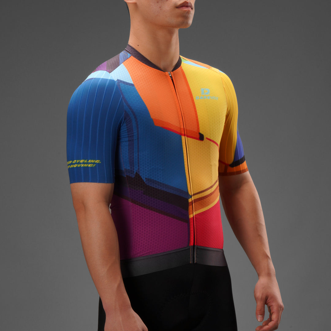 BLOCKING AERO CYCLING JERSEY