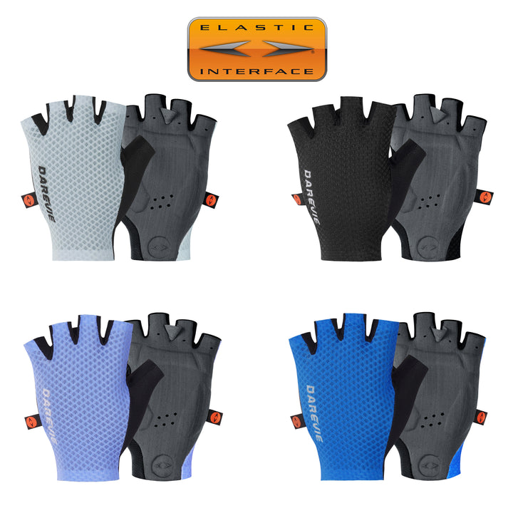 HALF CYCLING GLOVE-ITALY ELASTIC INTERFACE TEAM PALM