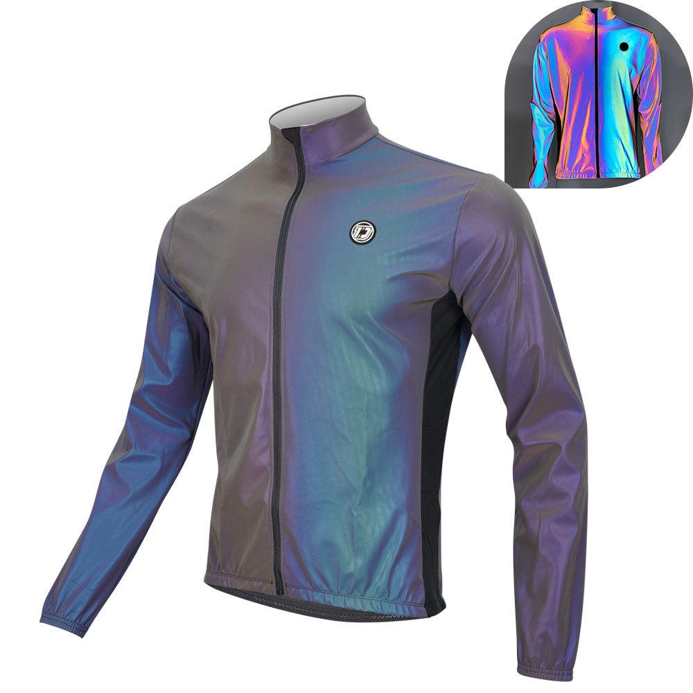 RAINBOW REFLECTIVE CYCLING JACKET