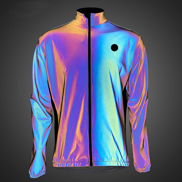 RAINBOW REFLECTIVE CYCLING JACKET