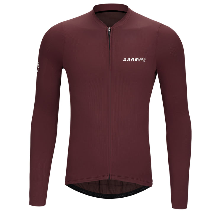 MEN'S BAMBOO CARBON LS CYCLING JERSEY