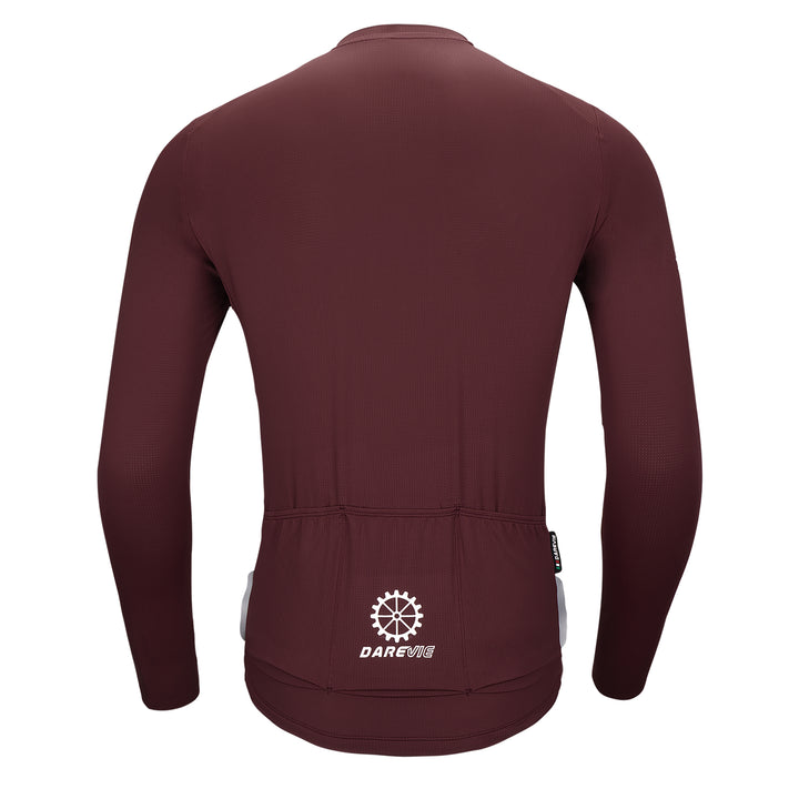 MEN'S BAMBOO CARBON LS CYCLING JERSEY