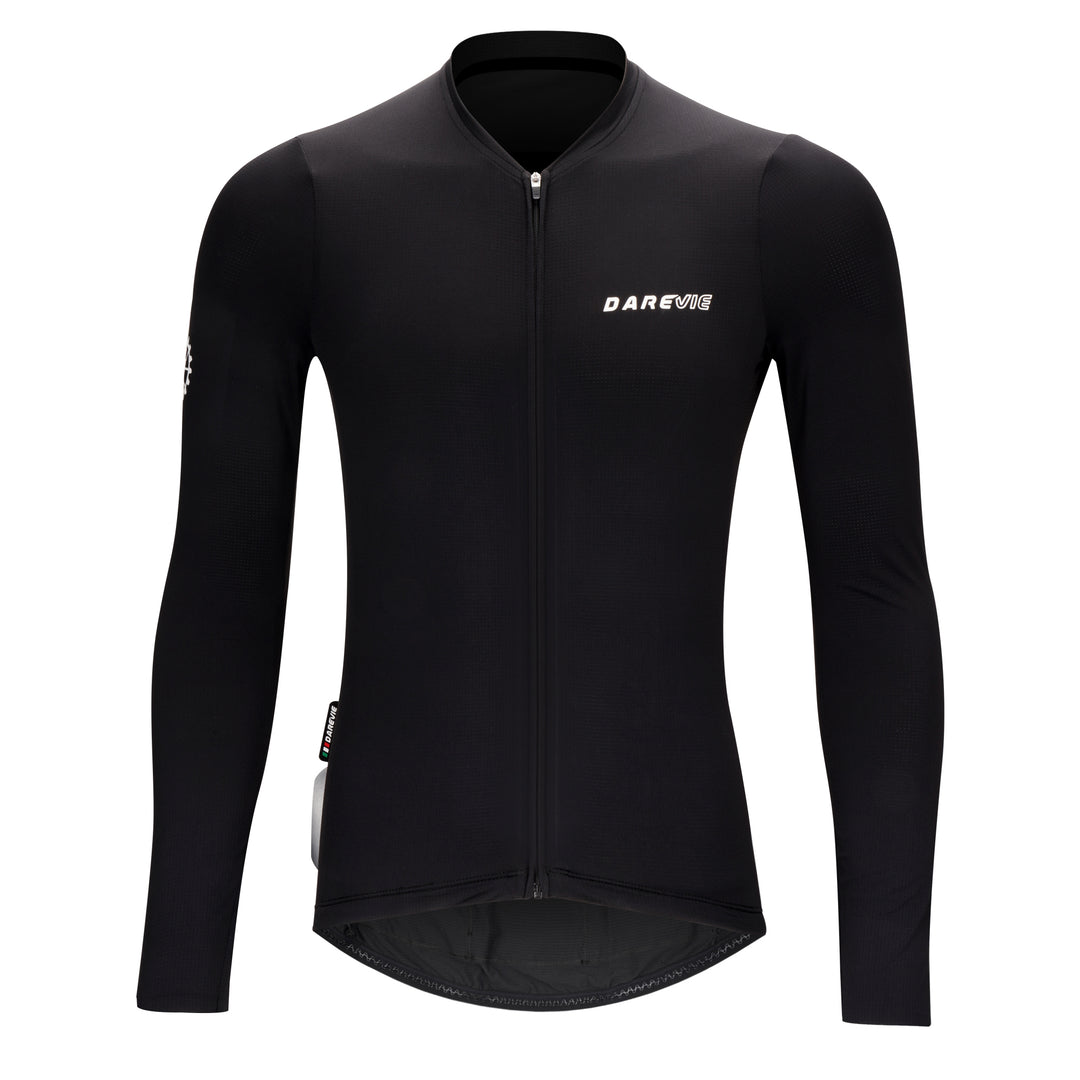 MEN'S BAMBOO CARBON LS CYCLING JERSEY