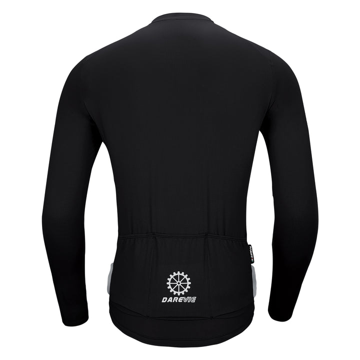 MEN'S BAMBOO CARBON LS CYCLING JERSEY