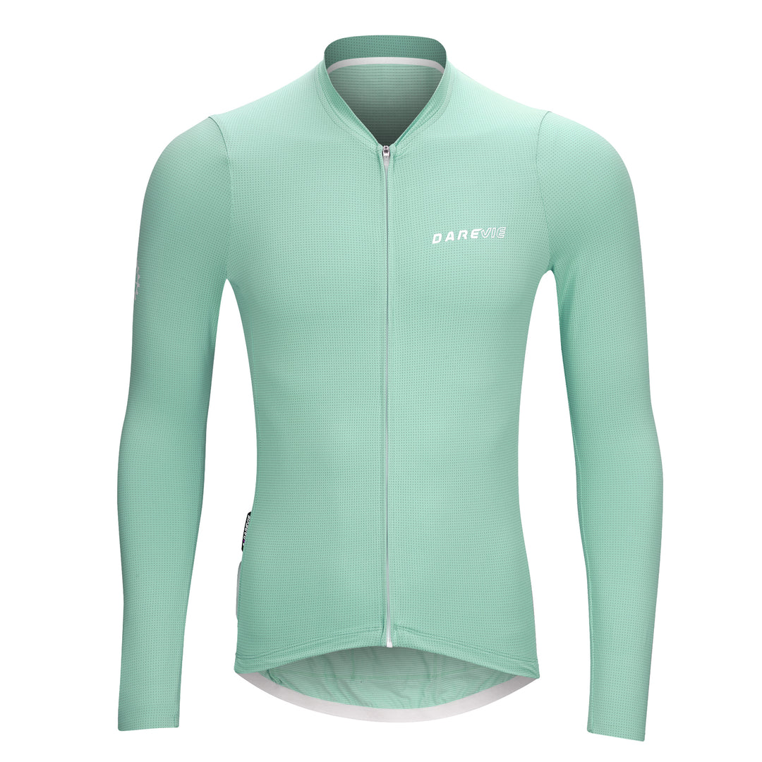MEN'S BAMBOO CARBON LS CYCLING JERSEY