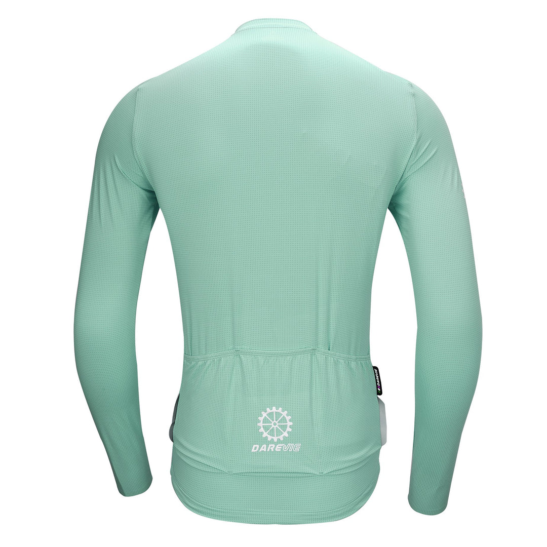 MEN'S BAMBOO CARBON LS CYCLING JERSEY