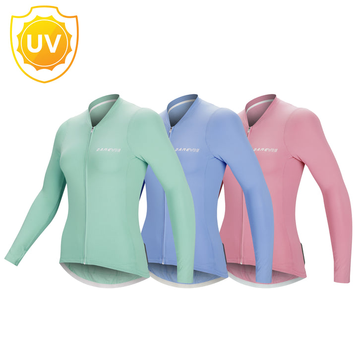 WOMEN'S BAMBOO CARBON LS CYCLING JERSEY
