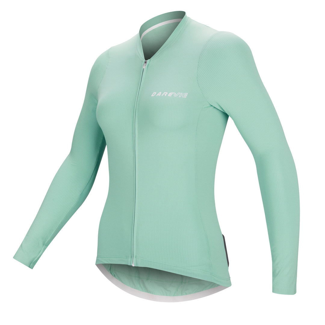 WOMEN'S BAMBOO CARBON LS CYCLING JERSEY