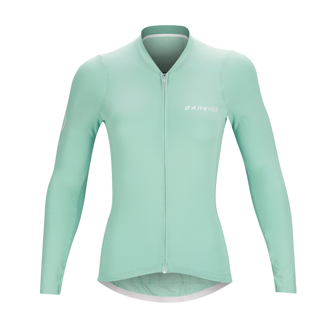 WOMEN'S BAMBOO CARBON LS CYCLING JERSEY
