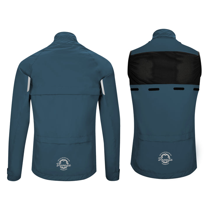 2 IN 1 WINDPROOF CYCLING WINDBREAKER JACKET