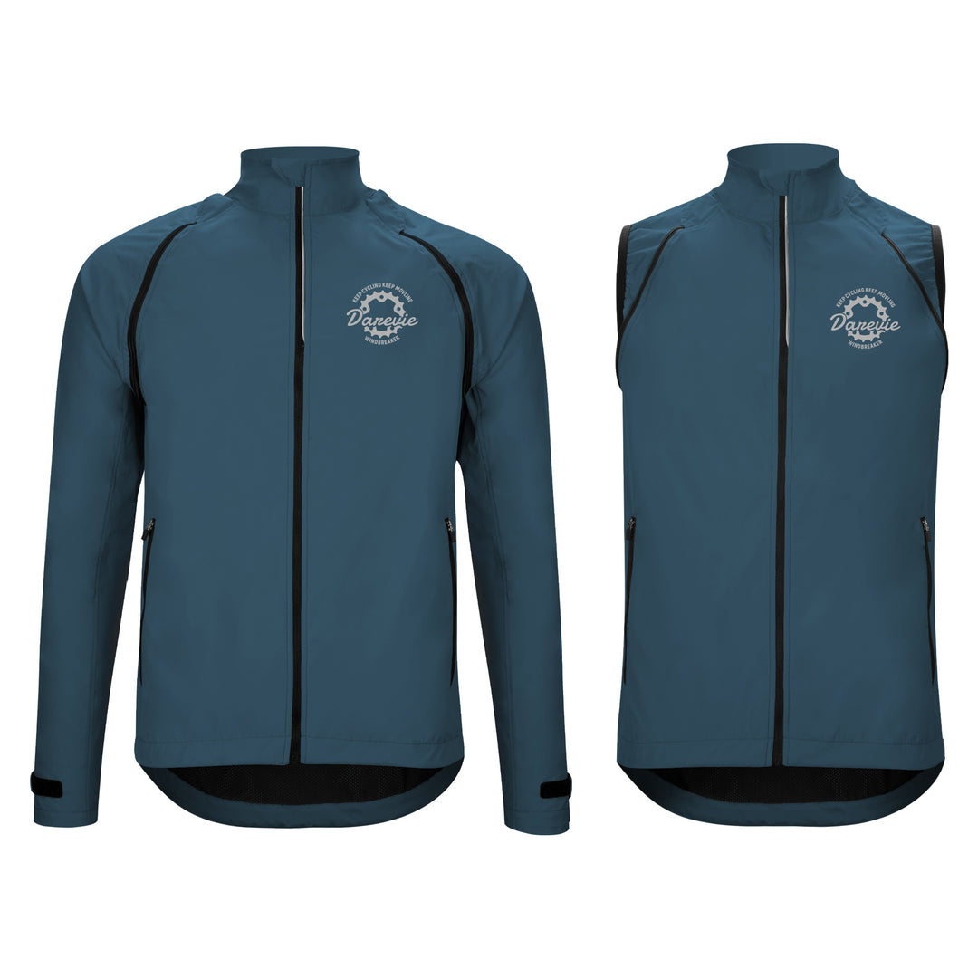 2 IN 1 WINDPROOF CYCLING WINDBREAKER JACKET