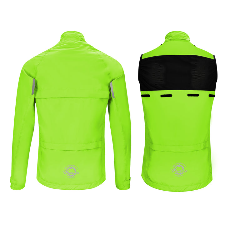 2 IN 1 WINDPROOF CYCLING WINDBREAKER JACKET