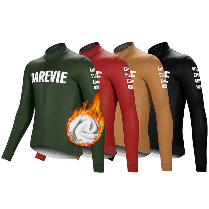 THERMAL FLEECE CYCLING JERSEY