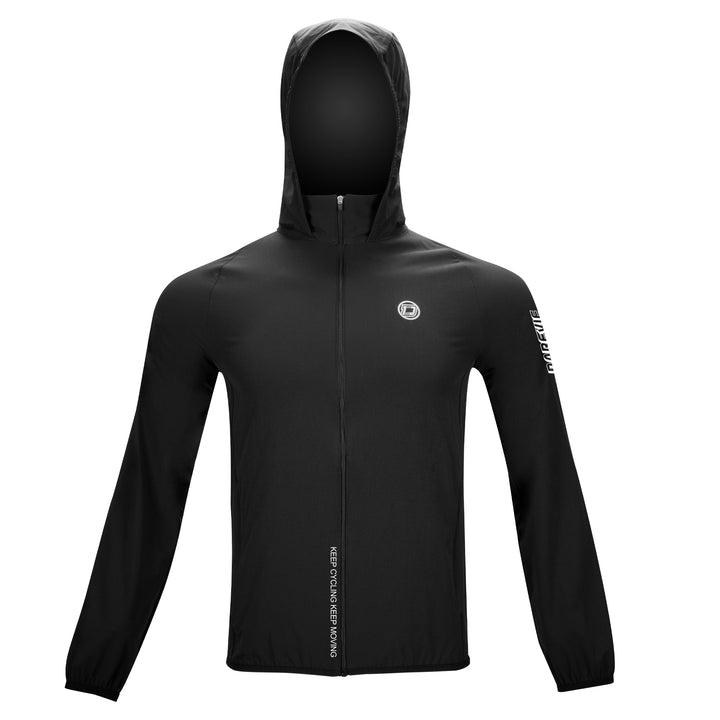 HOODED CYCLING WINDBREAKER JACKET