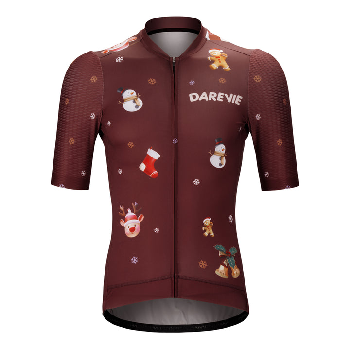SHORT SLEEVE CHRISTMAS CYCLING JERSEY