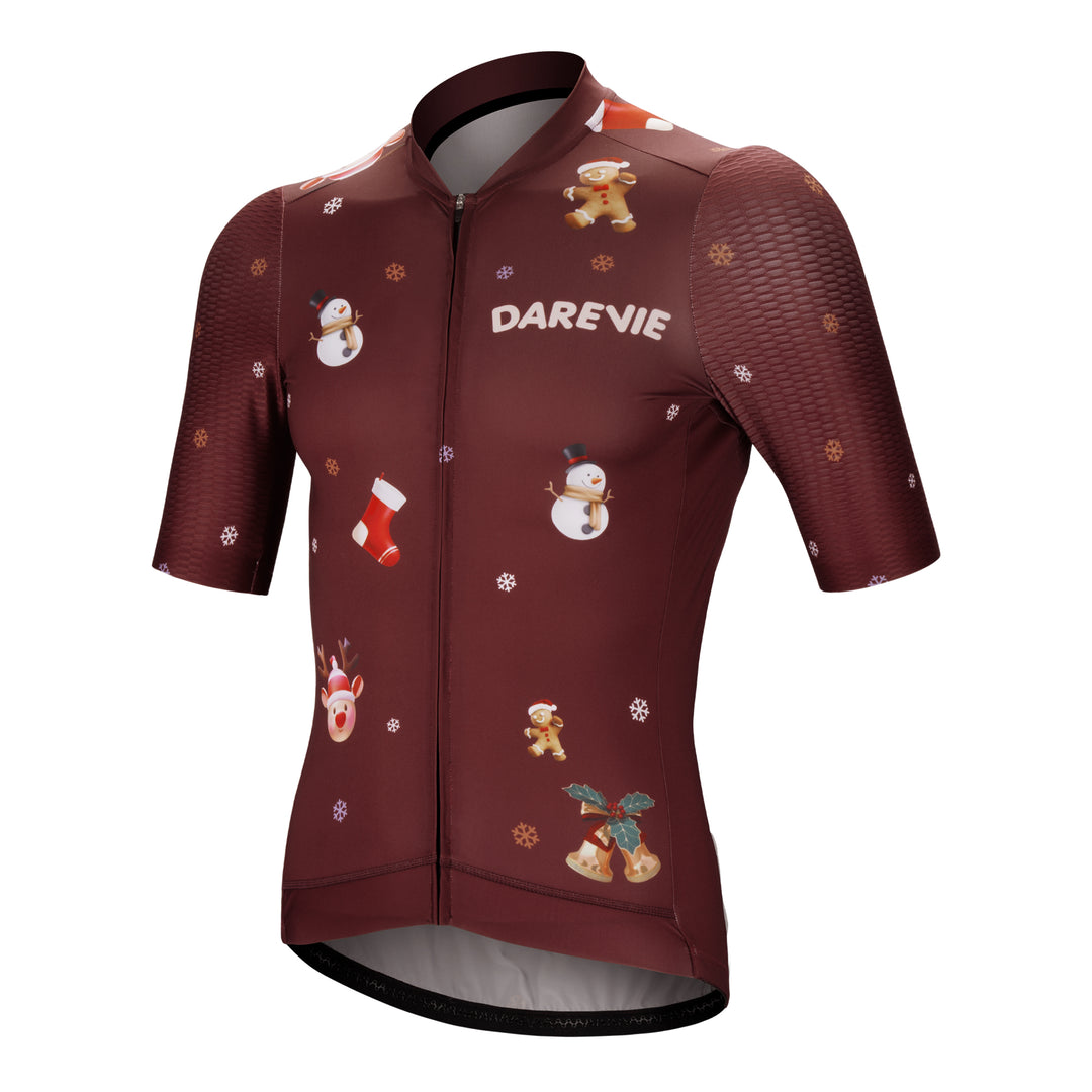 SHORT SLEEVE CHRISTMAS CYCLING JERSEY