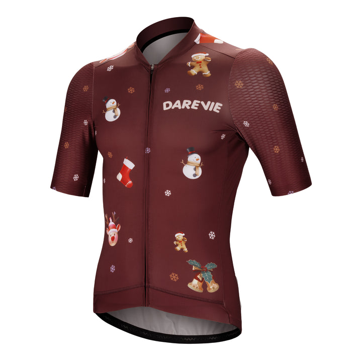 SHORT SLEEVE CHRISTMAS CYCLING JERSEY