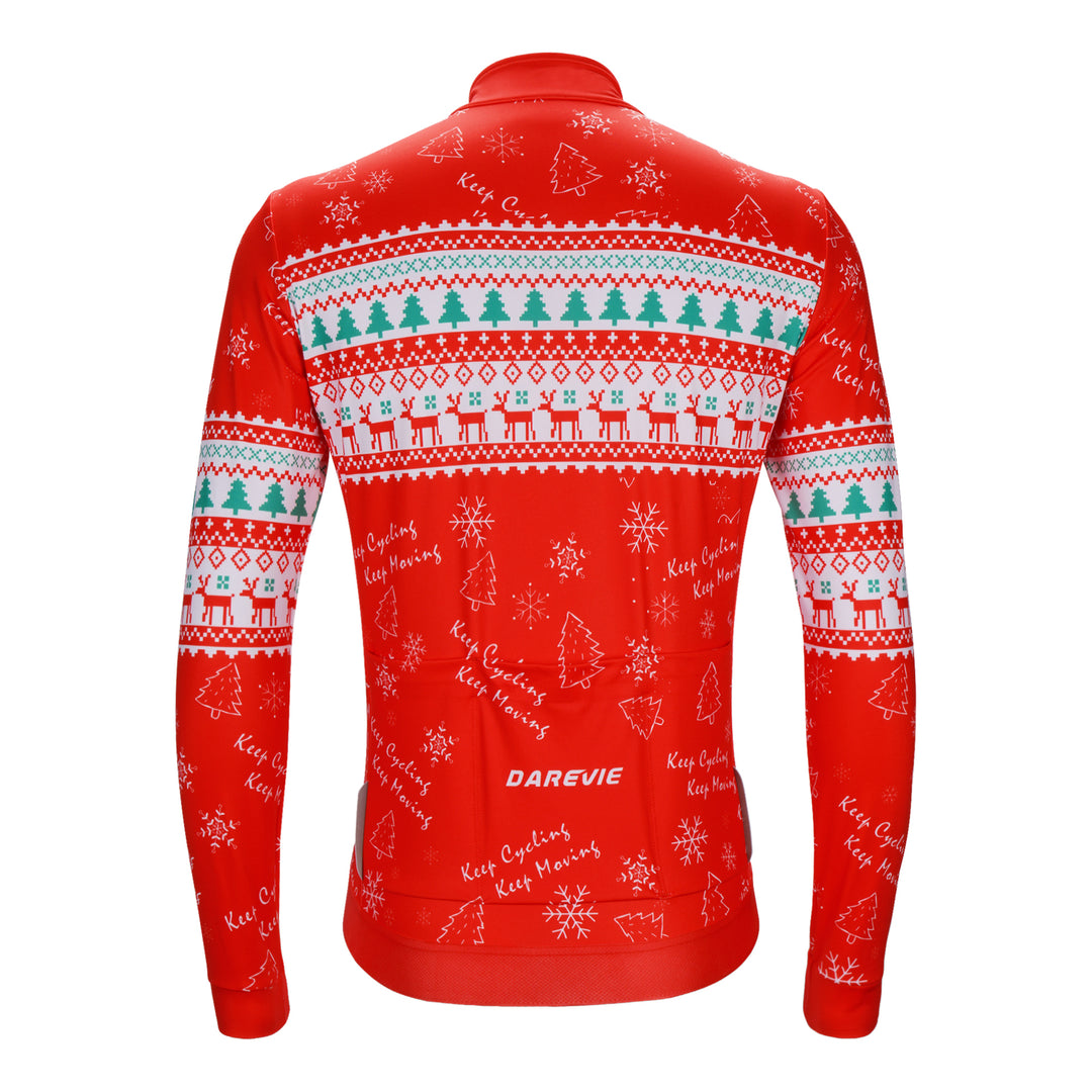 CHRISTMAS LS CYCLING JERSEY