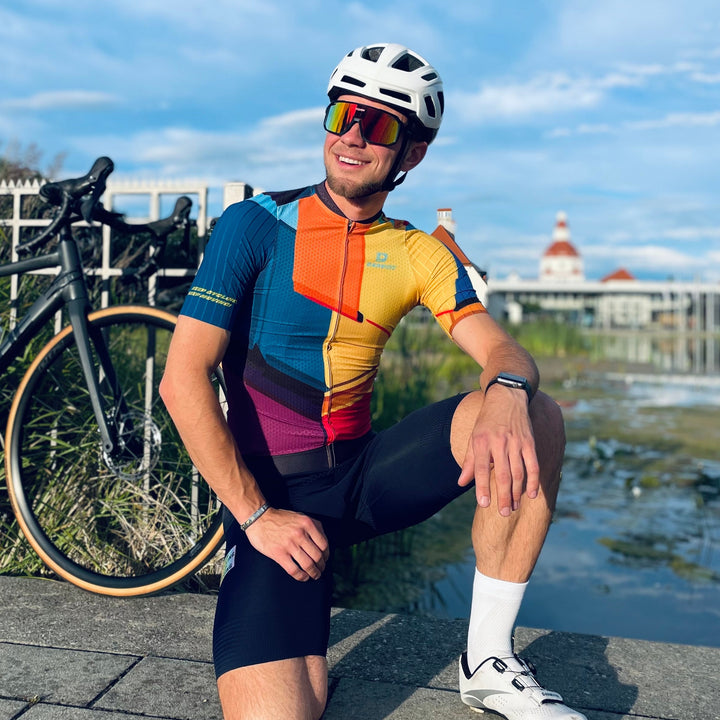 BLOCKING AERO CYCLING JERSEY