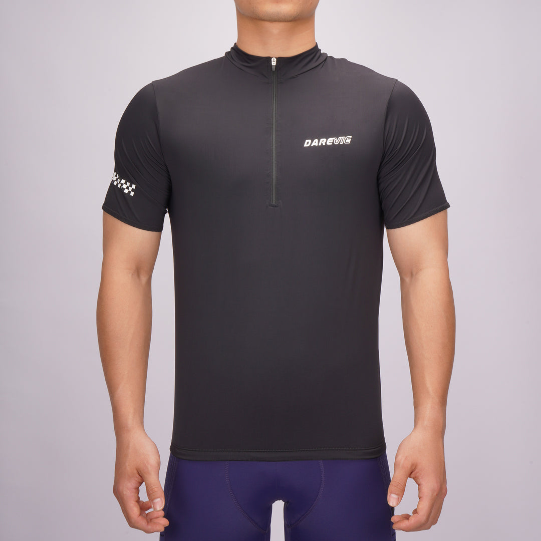 CAUSAL HALF ZIPPER CYCLING JERSEY