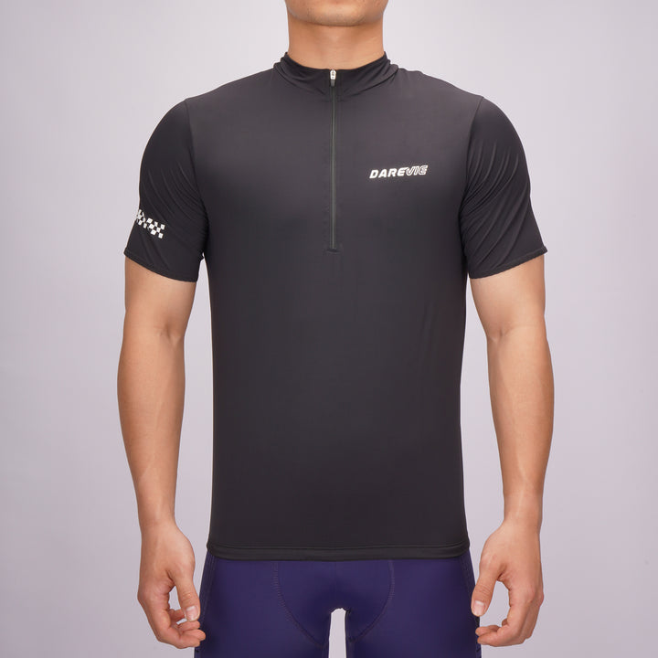 CAUSAL HALF ZIPPER CYCLING JERSEY
