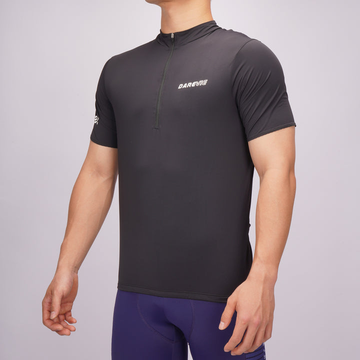 CAUSAL HALF ZIPPER CYCLING JERSEY