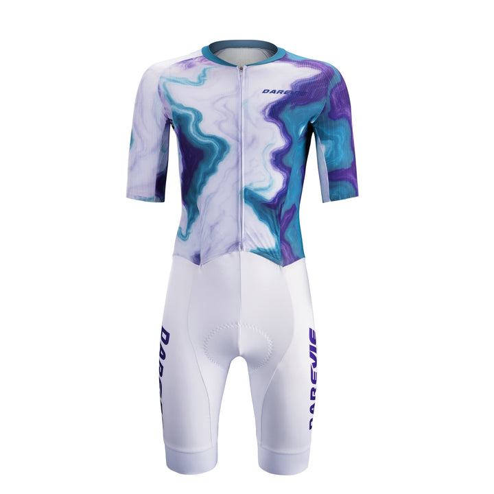 E.C. LUXRIDE AERO CYCLING SKINSUIT-ITALY ELASTIC INTERFACE PAD