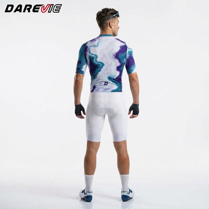 E.C. LUXRIDE AERO CYCLING SKINSUIT-ITALY ELASTIC INTERFACE PAD
