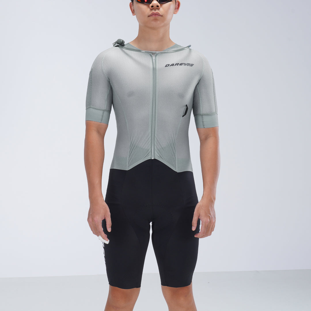GRAVEL HYDRATION CYCLING SKINSUIT-ITALY ELASTIC INTERFACE PAD