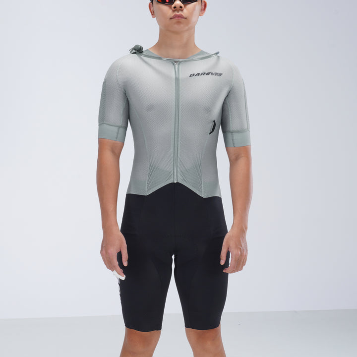 GRAVEL HYDRATION CYCLING SKINSUIT-ITALY ELASTIC INTERFACE PAD
