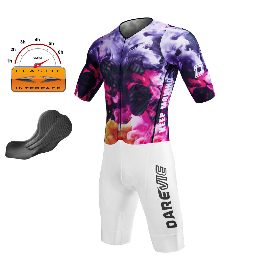 AURA CYCLING SKINSUIT-ITALY ELASTIC INTERFACE PAD