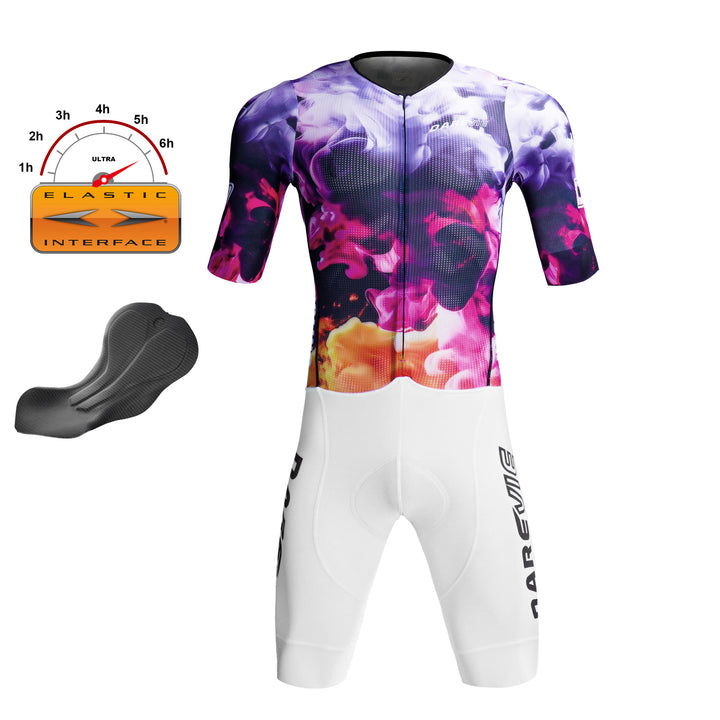 AURA CYCLING SKINSUIT-ITALY ELASTIC INTERFACE PAD