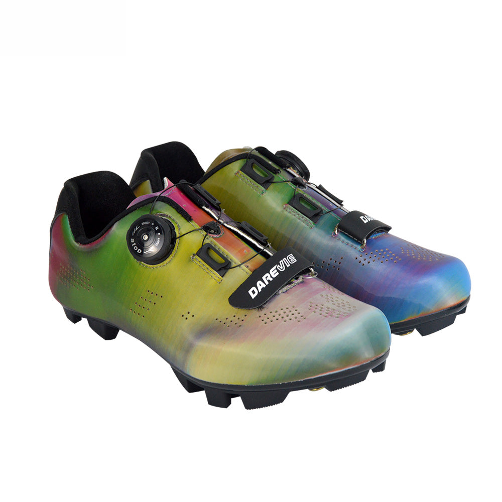 RAINBOW REFLECTIVE MOUNTAIN BIKE SHOES