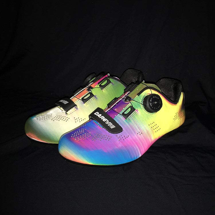 RAINBOW REFLECTIVE MOUNTAIN BIKE SHOES