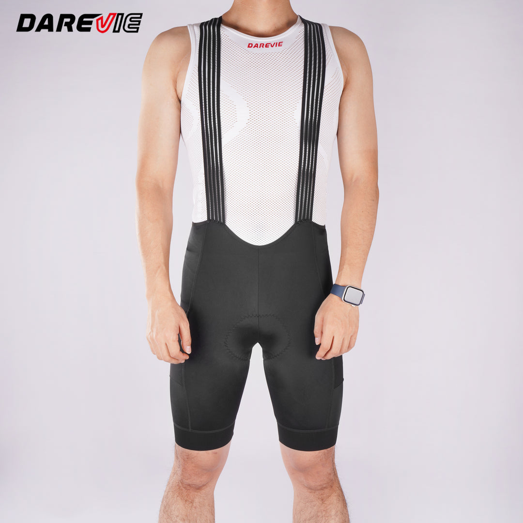 CARGO CYCLING BIB SHORTS with 2 POCKETS