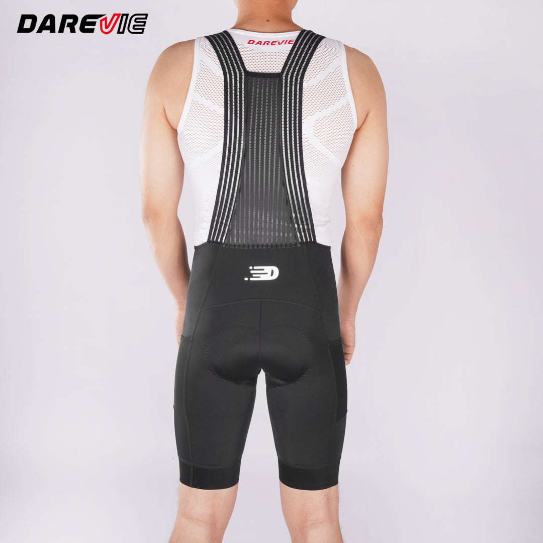 CARGO CYCLING BIB SHORTS with 2 POCKETS