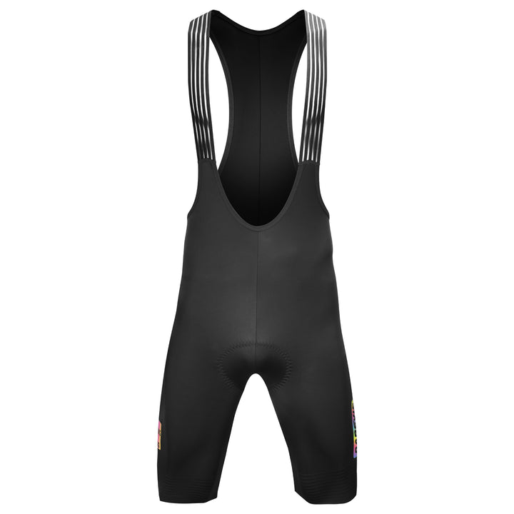 SEAMLESS CYCLING BIB SHORTS-ITALY ELASTIC INTERFACE BASTOGNE PAD
