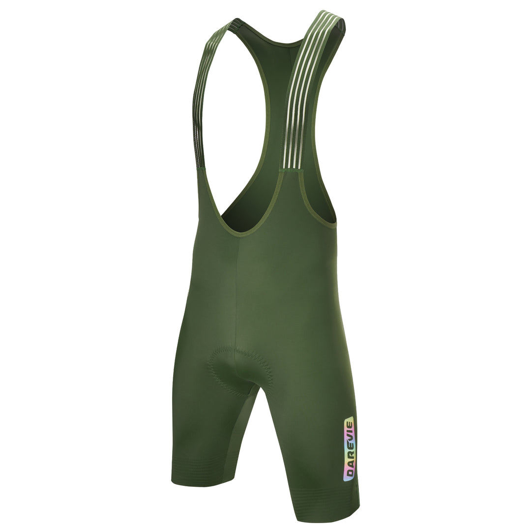 SEAMLESS CYCLING BIB SHORTS-ITALY ELASTIC INTERFACE BASTOGNE PAD