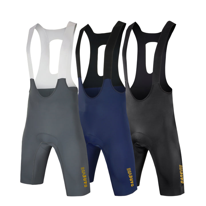 LUNEXT ONE PIECE CYCLING BIB SHORTS-ITALY ELASTIC INTERFACE WALLONE PAD