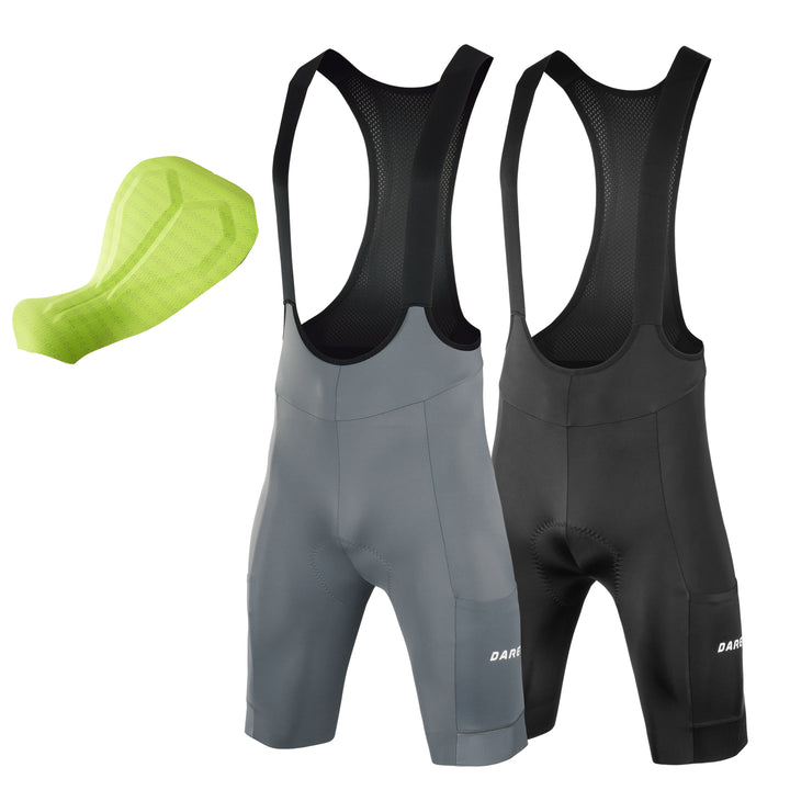 GRAVEL CYCLING BIB SHORTS with MULTI-POCKET